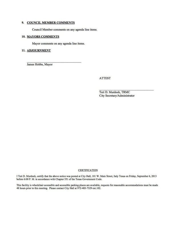 Image: Agenda – page 3