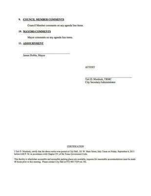 Image: Agenda – page 3