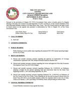 Image: Agenda – page 1