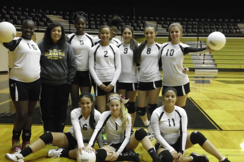 Image: Lady Gladiator Junior Varsity Volleyball team played well on both sides of the net.