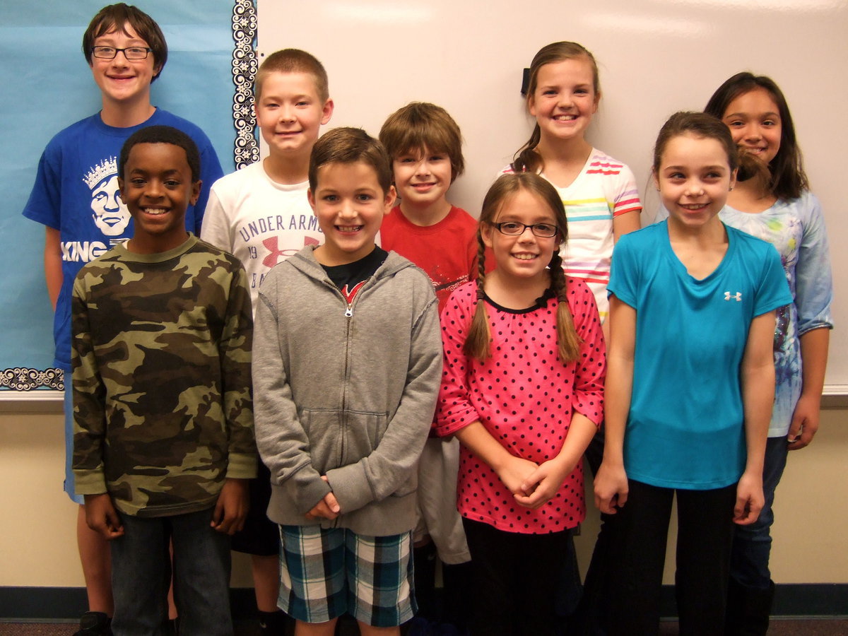 Image: Newly elected student council: Ryan Dabney, Tanner Chambers, Anthony Chambers, Madison Dickerson, Hannah Carr, Darin Jackson, Easton Viator, Morgan Chambers and Emily Janek.
