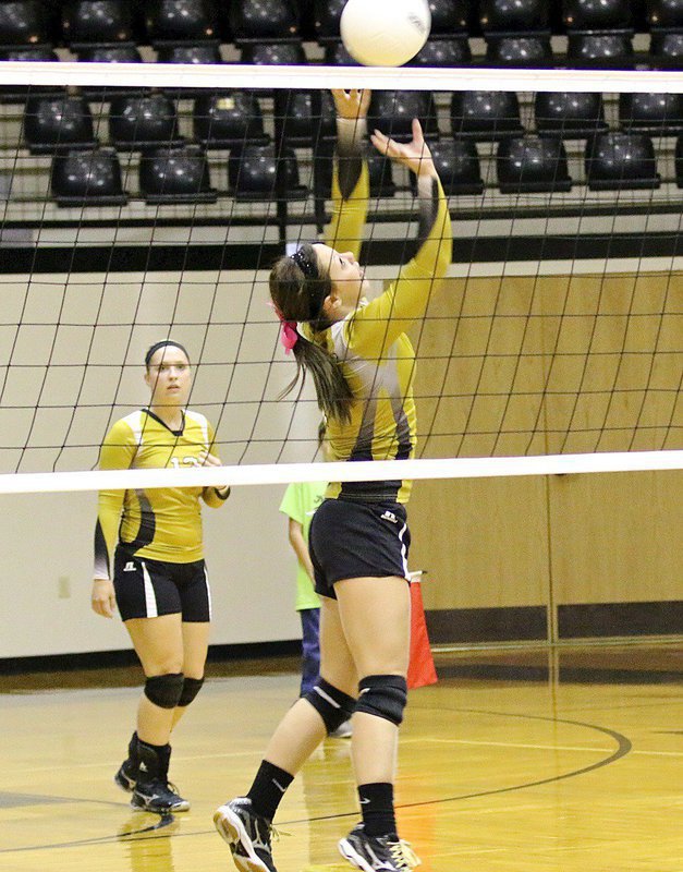 Image: Bailey Eubank(1) sets up Italy’s offense.