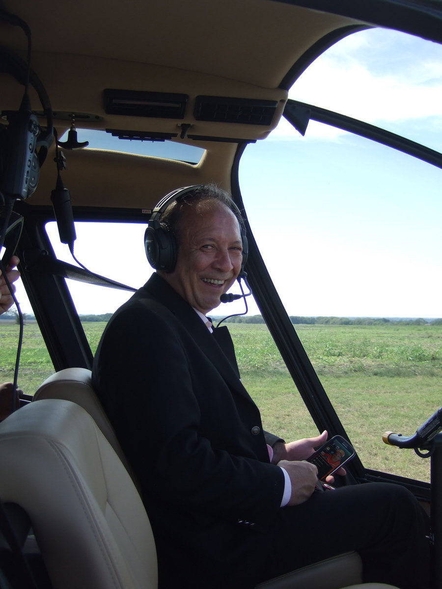Image: Dr. Del Bosque is ready to take off!