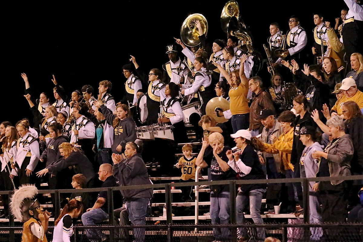 Image: Gladiator Nation is raring to go for the second-half.