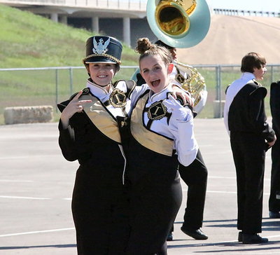 Image: Sisters Kelsey Nelson and Kirby Nelson are overjoyed to be sharing the ride together.