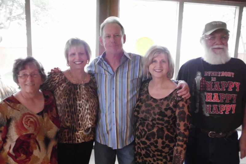 Image: (l to r) Karen Maida Mathiowetz, Ranae Hartis Harrison, Ronnie Clanton, Debbie McNeely Hyles and Ronnie Compton.