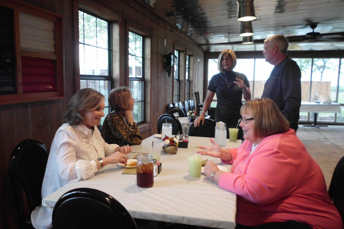 Image: Even the spouses shared stories.