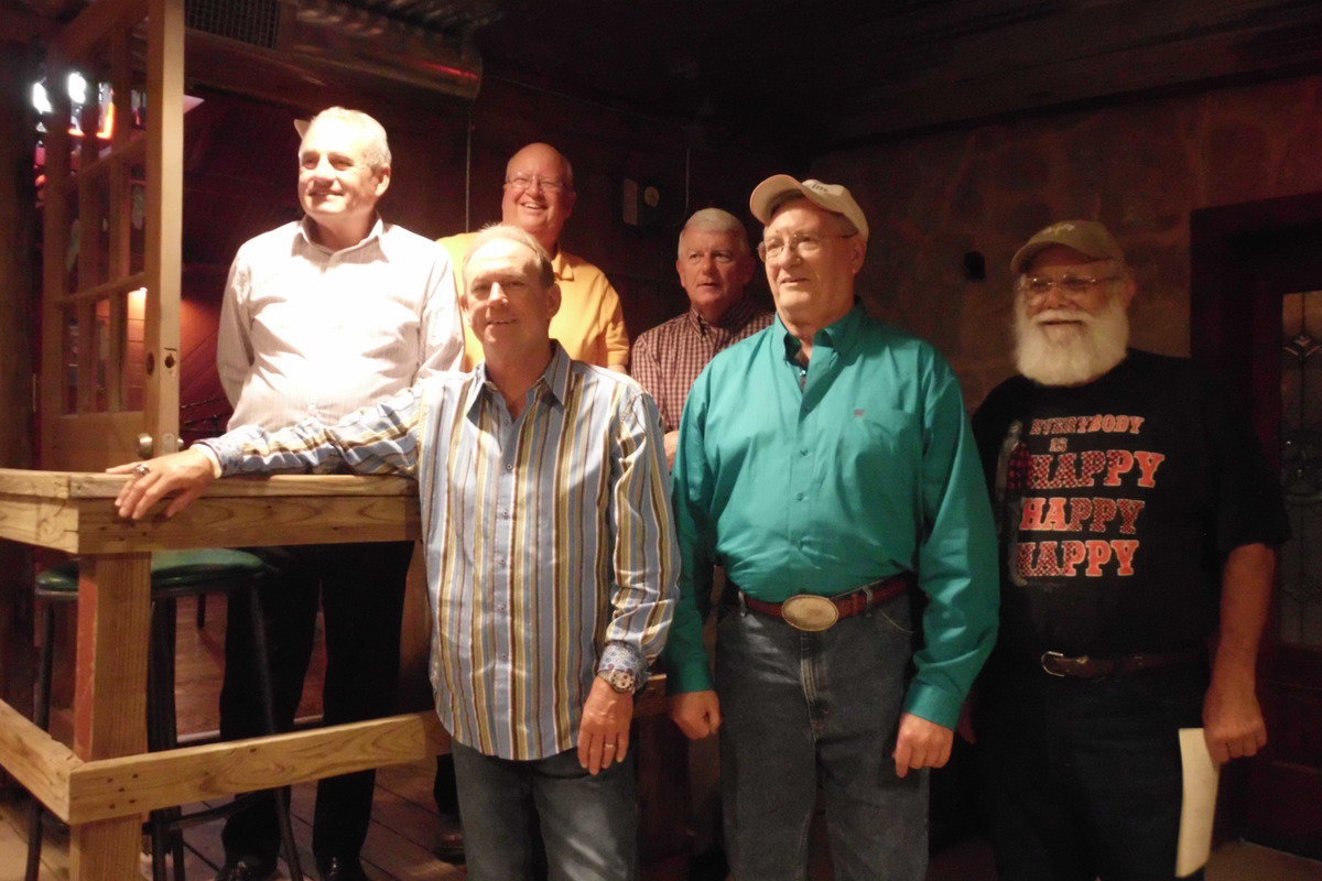 Image: Charlie Wade, Ronnie Clanton, Charles Finch, Kent Moore, John Chambers and Ronnie Compton.