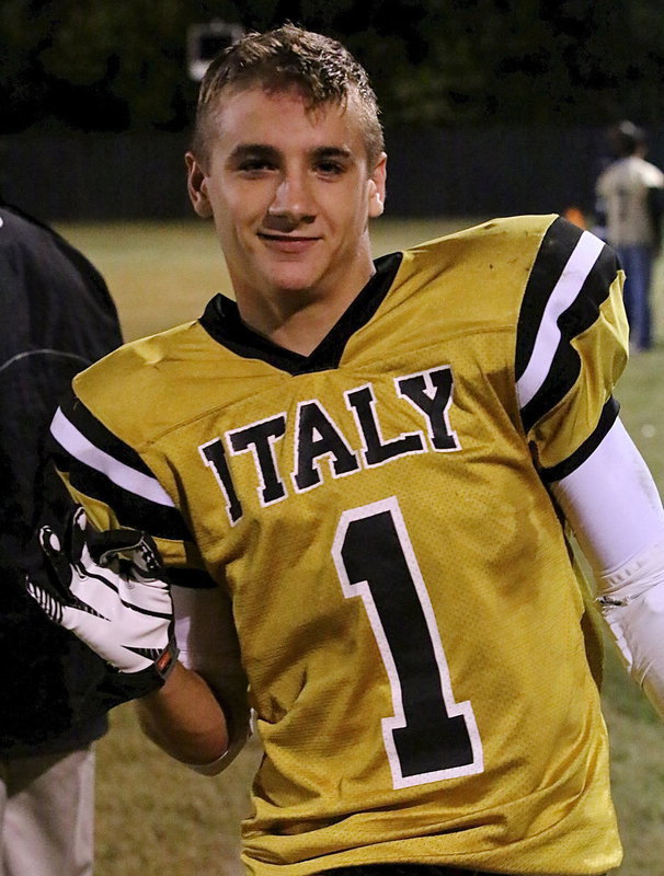 Image: Levi McBride(1) is proud of his team for taking over the #1 spot in district.