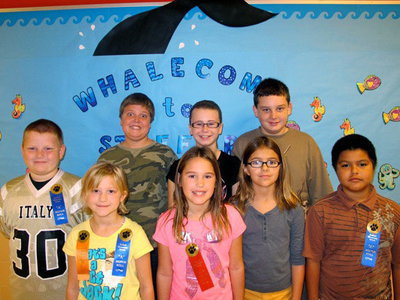 Image: Third, fourth, fifth and sixth grade October Students of the Month.
    3rd Grade: Bryce Ballard &amp; Madison Smith
    4th Grade: Daniel Perez &amp; Hiley Mauldin
    5th Grade: Noah Johnson &amp; Catie South
    6th Grade: Hunter Hinz &amp; Kim Hooker