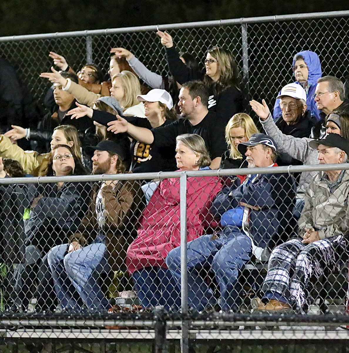 Image: Italy’s fans are ready for the kickoff by Kevin Roldan after a much needed Gladiator touchdown.