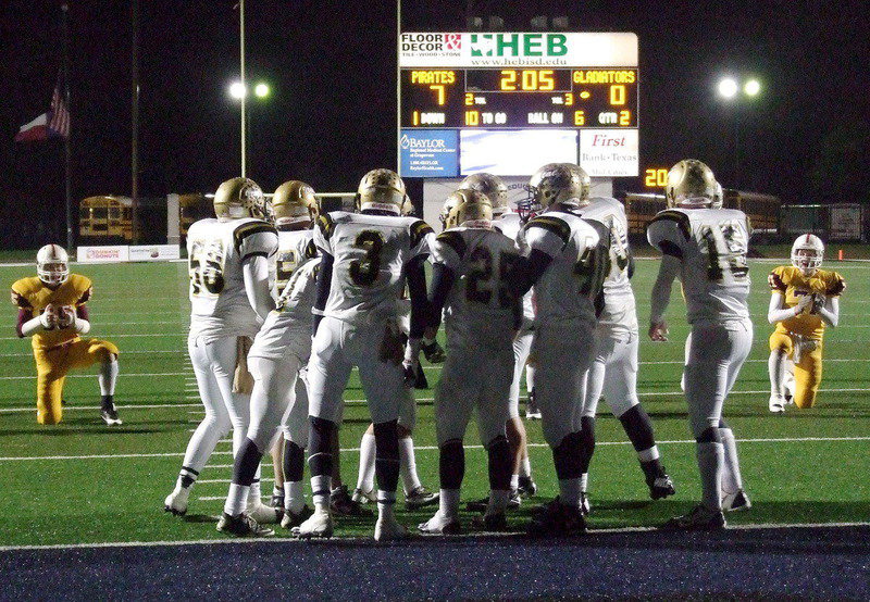 Image: Italy’s offense takes over after a goal line stand by the Gladiator defense.