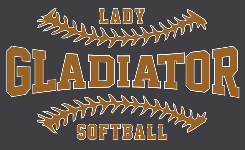 Image: “Laces” Lady Gladiator Softball Design