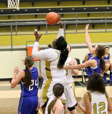 Image: Cory Chance(40) rebounds the ball and then puts up a shot.