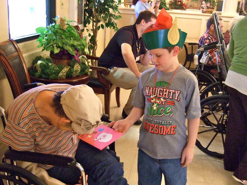 Image: Here is a card for you.