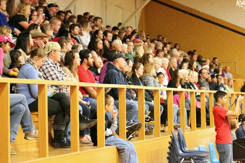 Image: Wow! Look it that crowd on hand to support all the band kids.