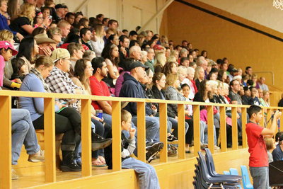 Image: Wow! Look it that crowd on hand to support all the band kids.