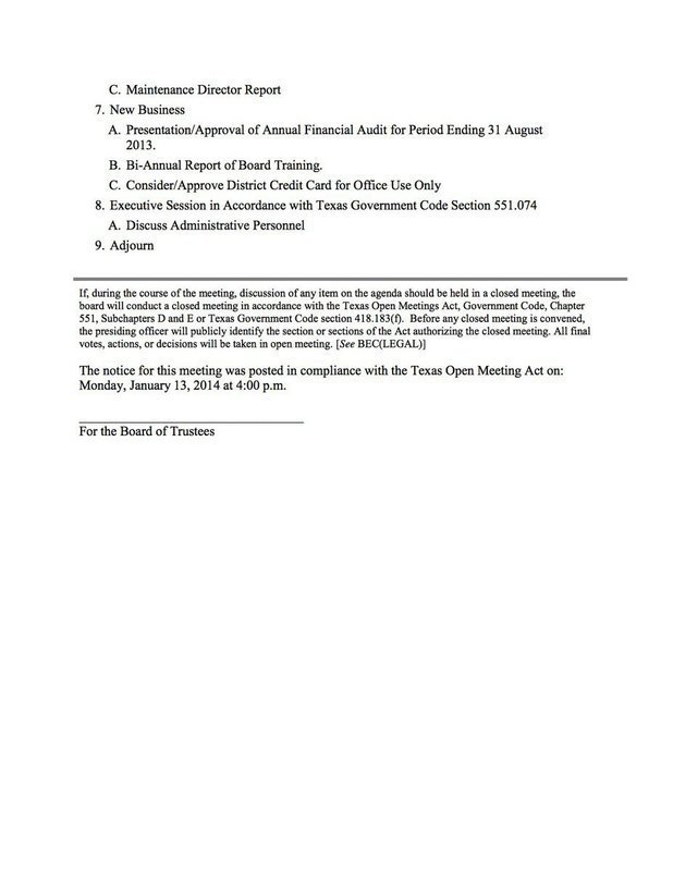 Image: Agenda – page 2