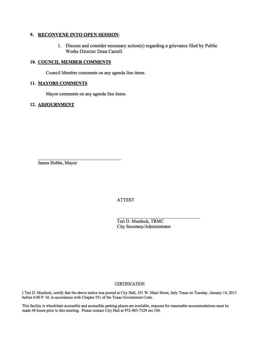 Image: Agenda – page 3