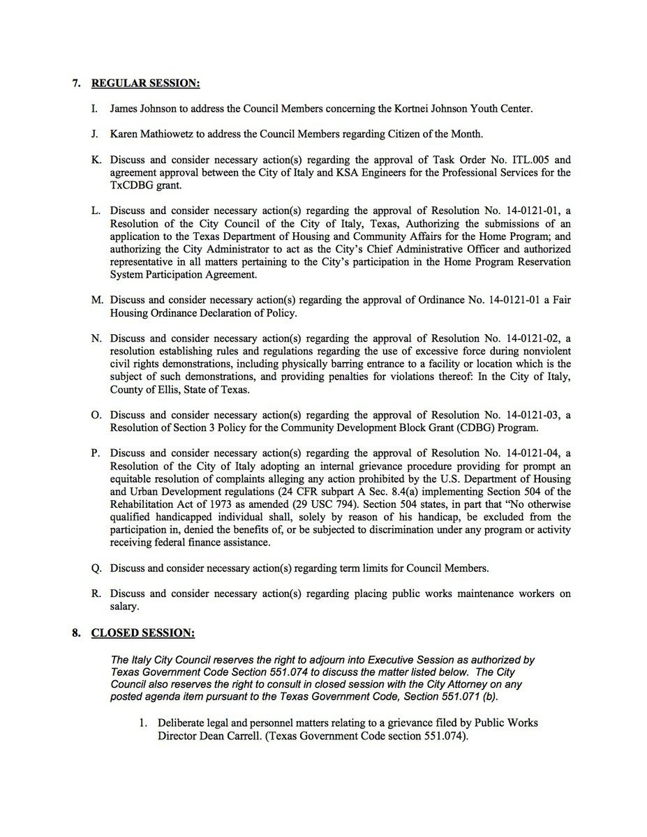 Image: Agenda – page 2