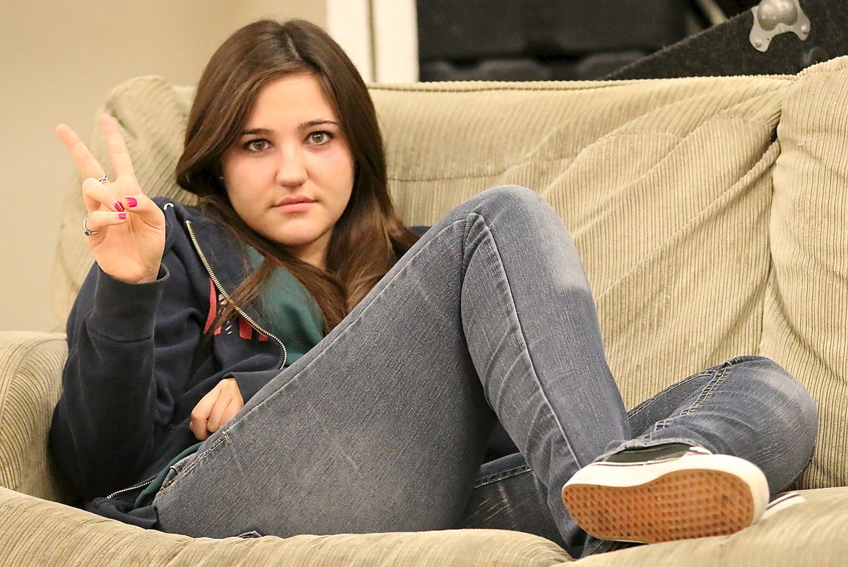 Image: Alexis Sampley basks in the glory of her recent accomplishment of making it to Area.