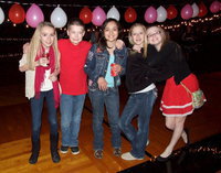 Image: Madie Chambers, Tanner Chambers, Hannah Carr, Courtney Riddle and Kimberley Hooker are thinking about forming a Valentines dance team called Five of Hearts.