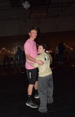 Image: Cody Boyd dances with himself, oh wait, there she is! Cody Boyd dances with Tara Wallis. Some things just make sense.