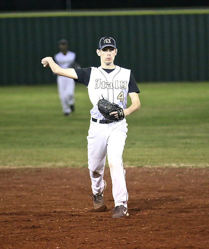 Image: Ryan Connor(4) fields a grounder during Italy’s season opener.