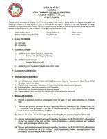 Image: Agenda – page 1