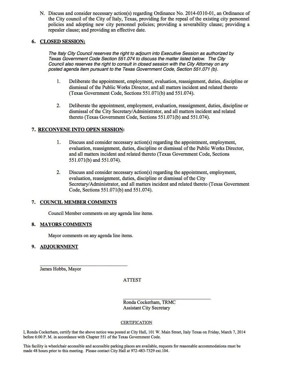 Image: Agenda – page 2