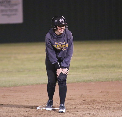 Image: Italy’s Kelsey Nelson is ready to run.