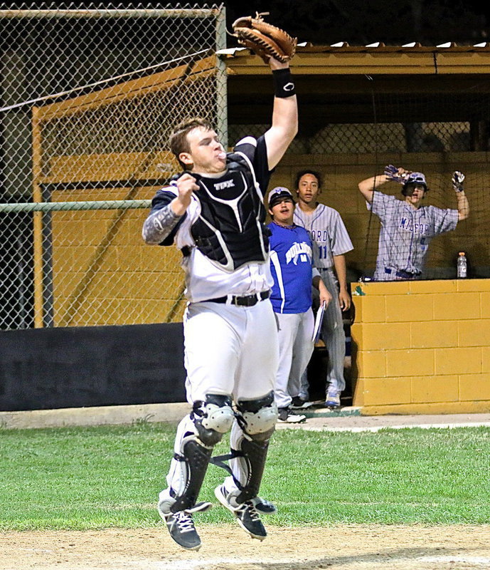 Image: No worries as Tyler Vencill(15) refuses to allow Milford to burst our bubble.