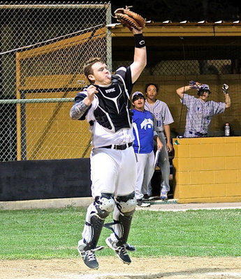 Image: No worries as Tyler Vencill(15) refuses to allow Milford to burst our bubble.