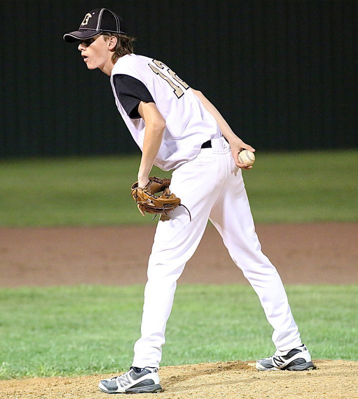 Image: Ty Windham(12) relieves Tyler Anderson on the mound for Italy.