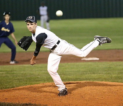Image: Sophomore pitcher Levi McBride(1) closes out the game for Italy with fellow pitcher Tyler Anderson, a senior, getting the win.