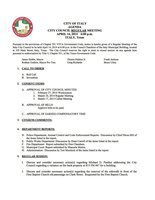 Image: Agenda – page 1