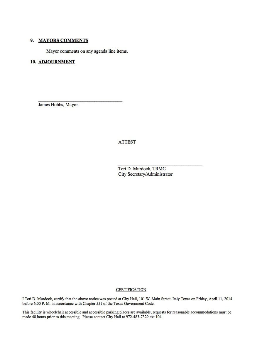 Image: Agenda – page 3