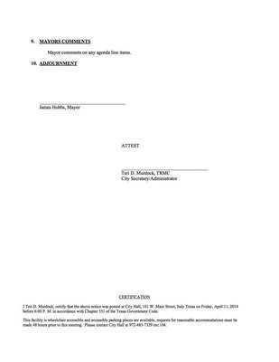 Image: Agenda – page 3