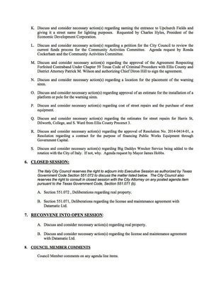 Image: Agenda – page 2