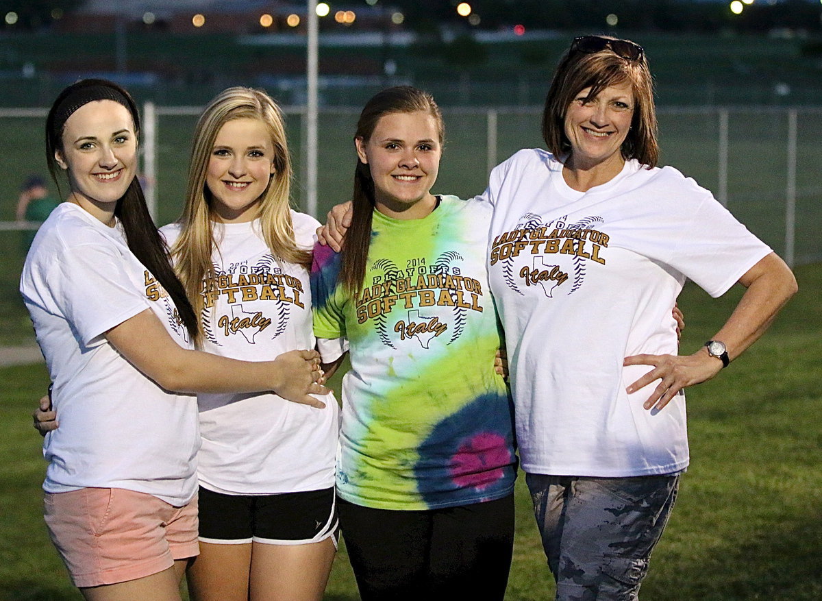 Image: Sisters Brianna, Annie, Lillie, and mom Debra, are still Italy proud!