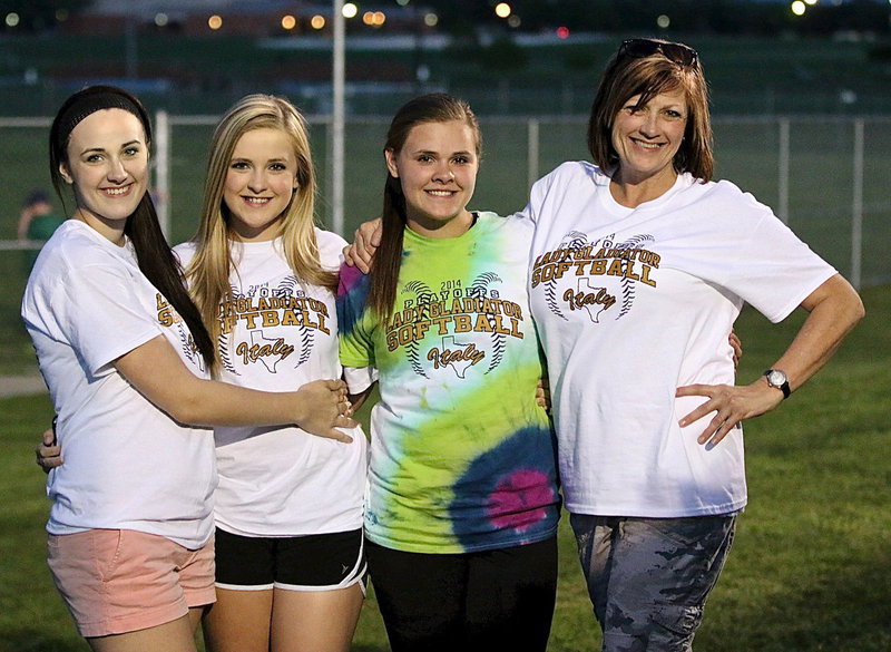 Image: Sisters Brianna, Annie, Lillie, and mom Debra, are still Italy proud!