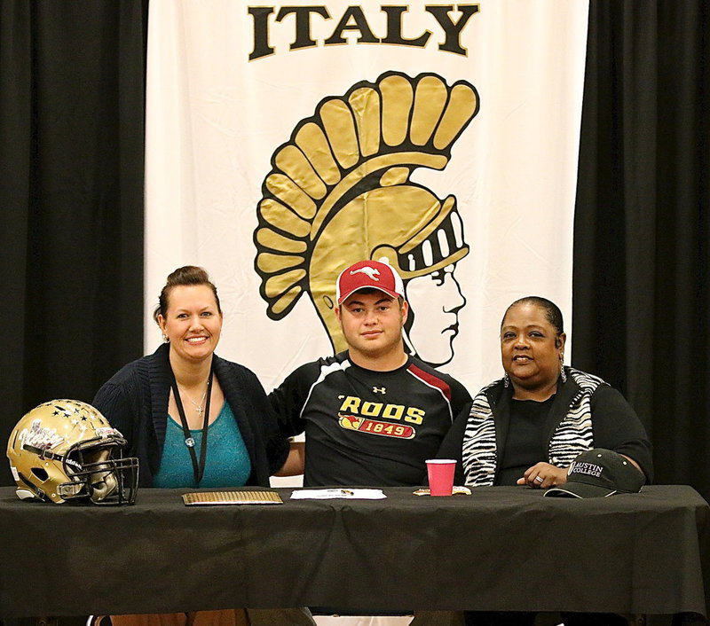 Image: Teacher mentors Casey Holden and Vivian Moreland were on hand to celebrate the accomplishment with Zain Byers. Is it any wonder that Zain plans to major in education and be a math teacher and coach to high school students?