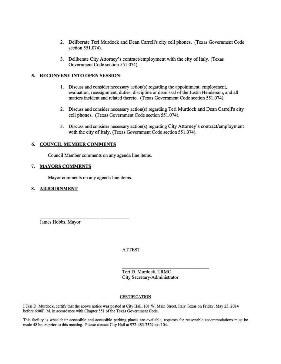 Image: Agenda – page 2