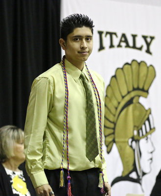 Image: Joseph Sage is recognized by the National Art Honors Society.