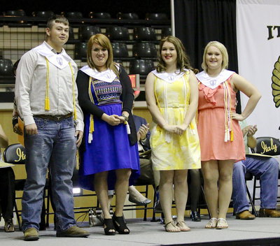 Image: Senior National Honor Society Members are Zain Byers, Emily Stiles, Taylor Turner and Jesica Wilkins. (Not Pictured:  Monserrat Figueroa)