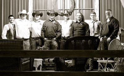 Image: The Patio Boys are (L-R): Tyler Anderson, John Byers, Bailey Eubank, Zain Byers, Cody Medrano, Shad Newman, Justin Wood and Colin Newman.