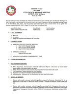 Image: Agenda – page 1
