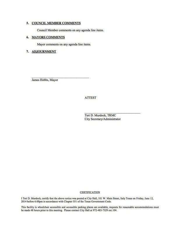 Image: Agenda – page 2