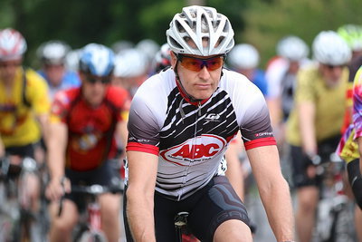 Image: Many riders focus in on their goal with the available Tour d’Italia bike routes ranging from 12 to 63 miles.