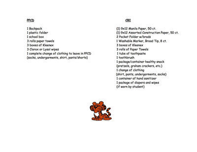 Image: 2014-2015 Stafford Elementary School Supply List – PPCD/CBI